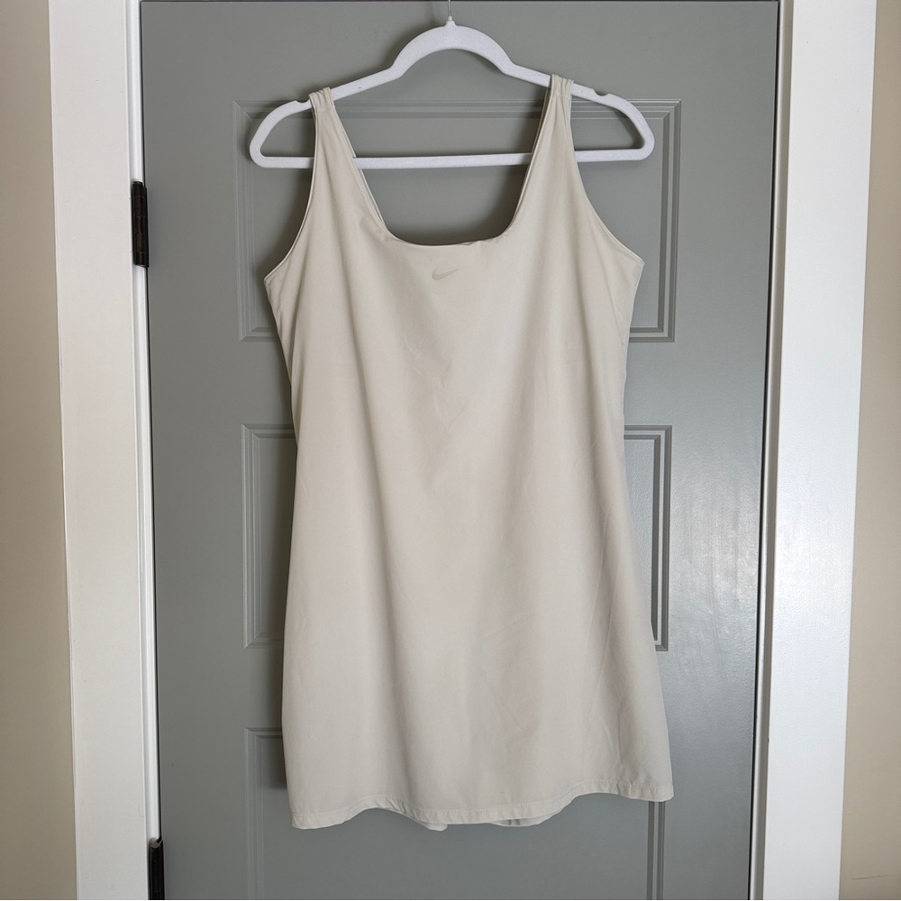 Nike Athletic Tennis Dress Cream Size Large